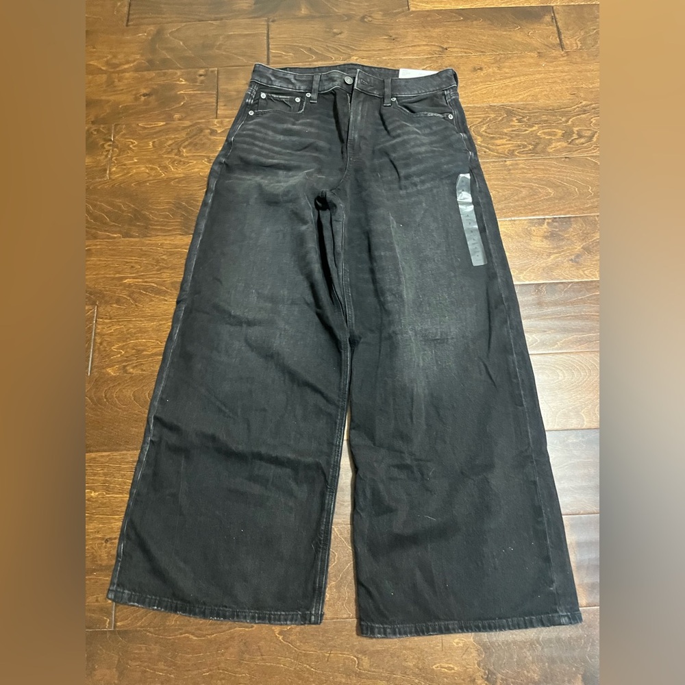 American Eagle Outfitters Black Flare Jeans